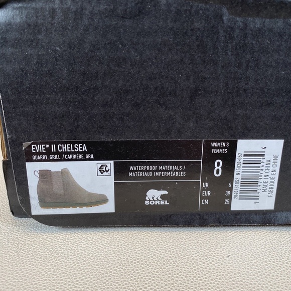 Sorel Evie II Chelsea Ankle Boots Women's 8 - Picture 8 of 8